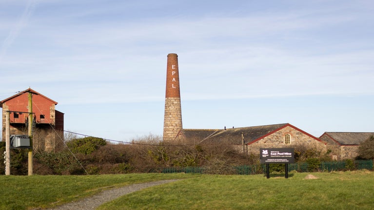 East Pool Mine - view from car park